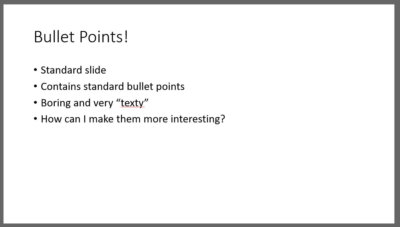 How to convert bullet points to SmartArt in PowerPoint – Sharon's Tutorials