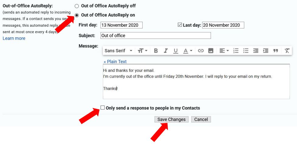 How to set up out of office in Gmail – 2 ways! – Sharon's Tutorials